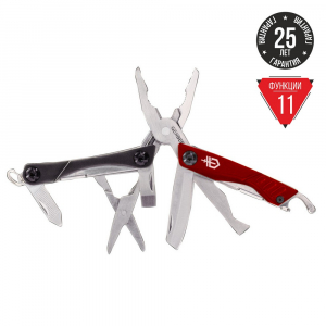 Мультитул Gerber Dime Micro Tool червоний - фото