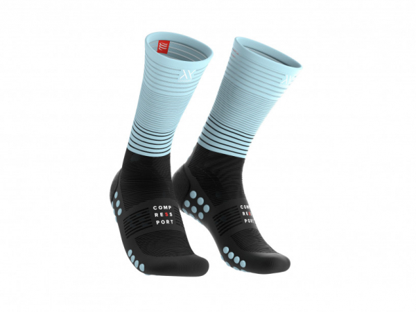 CS Шкарпетки Mid Compression Socks Run, Black/Ice Blue, T2 - фото-1