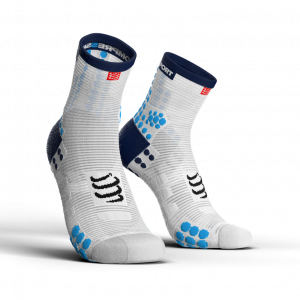 CS Шкарпетки Pro Racing Socks V3.0 Run High, White/Blue, T3 - фото