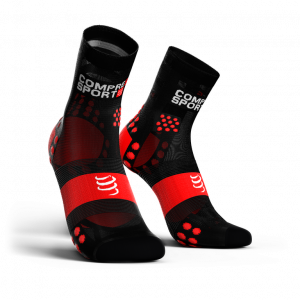CS Шкарпетки Pro Racing Socks V3.0 Ultralight Run High, Black/Red, T2 (Old) - фото