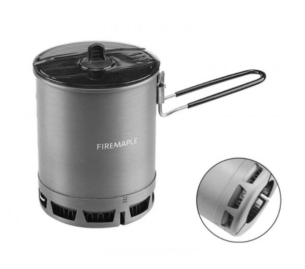 FM Petrel Ultralight Pot 600ml казанок з теплообмінним елементом - фото-1