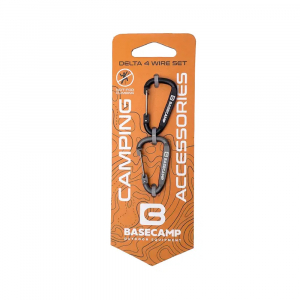 Набір алюмінієвих сервісних карабінів Base Camp Delta 4 Wire Set 2 (2 шт) - фото