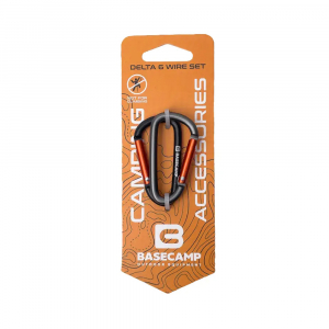 Набір алюмінієвих сервісних карабінів Base Camp Delta 6 Straight Set (2 шт) - фото