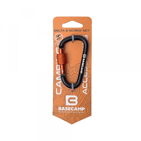 Карабін алюмінієвий сервісний Base Camp Delta 8 Screw Set - фото