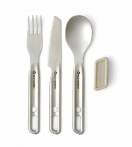 Ніж, виделка, ложка Detour Stainless Steel Cutlery Set - [1P] - фото