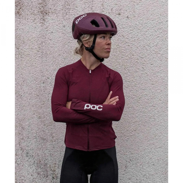 Джерсі жіноче з довгим рукавом POC Essential Road W's LS Jersey - фото