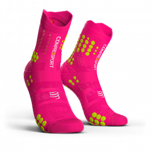 CS Шкарпетки Pro Racing Socks V3.0 Trail, Fluo Pink, T1 - фото
