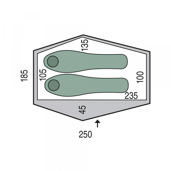 Намет 2-місний Pinguin Echo 2 DAC - фото