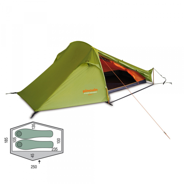 Намет 2-місний Pinguin Echo 2 DAC - фото-1