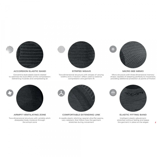 Термофутболка з довгим рукавом чоловіча Accapi Ergowool - фото