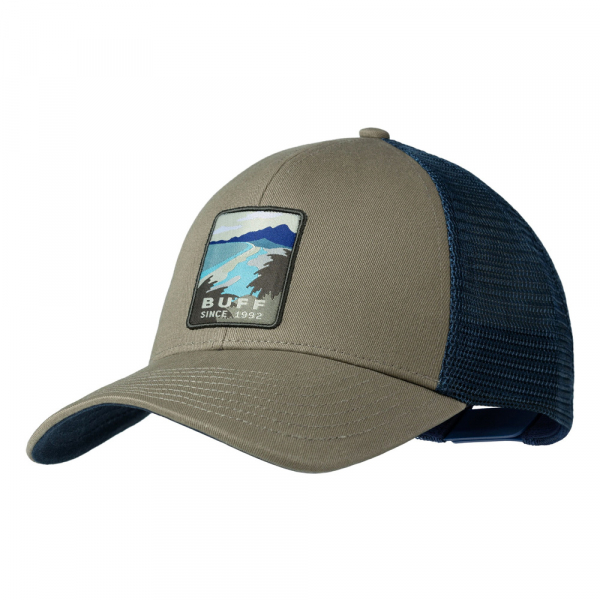 Кепка Buff Explore Trucker Cap, Lake River Khaki, L/XL - фото-1