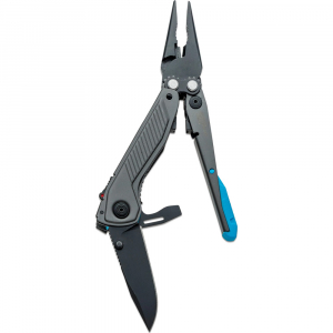 Ніж складаний-мультітул Flash MT, Urban Grey/Cyan - фото