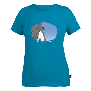 Футболка жіноча "Good things take time" - фото