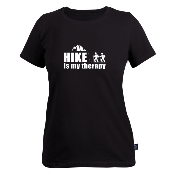 Футболка жіноча "Hike is my therapy" - фото-1