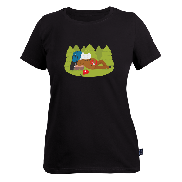 Футболка жіноча "Кіт-медик" - фото-1