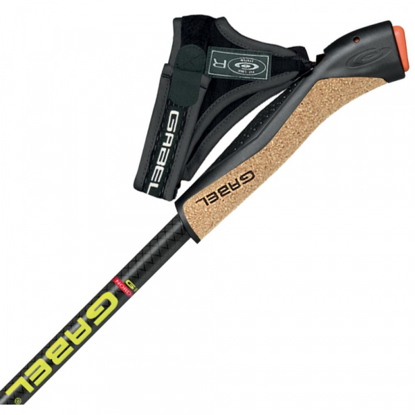 Палиці для скандинавської ходьби Gabel FX-75 Snake Carbon 105 Dual Spike - фото