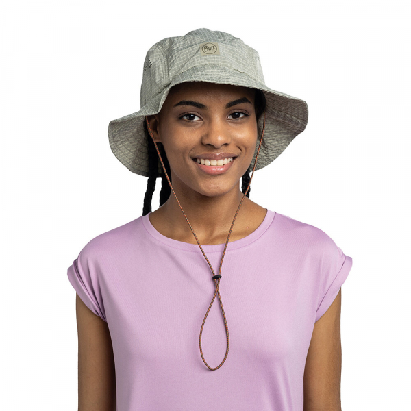 Панама Buff Go Bucket Hat, Solid Flint, S/M - фото