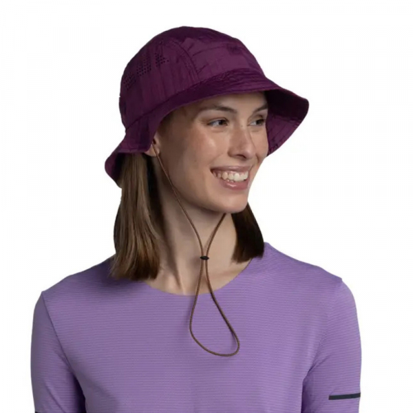 Панама Buff Go Bucket Hat, Solid Purplish, S/M - фото