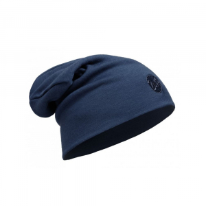 HEAVYWEIGHT MERINO WOOL LOOSE HAT solid denim (HEAVYWEIGHT MERINO WOOL LOOSE HAT solid denim) - фото