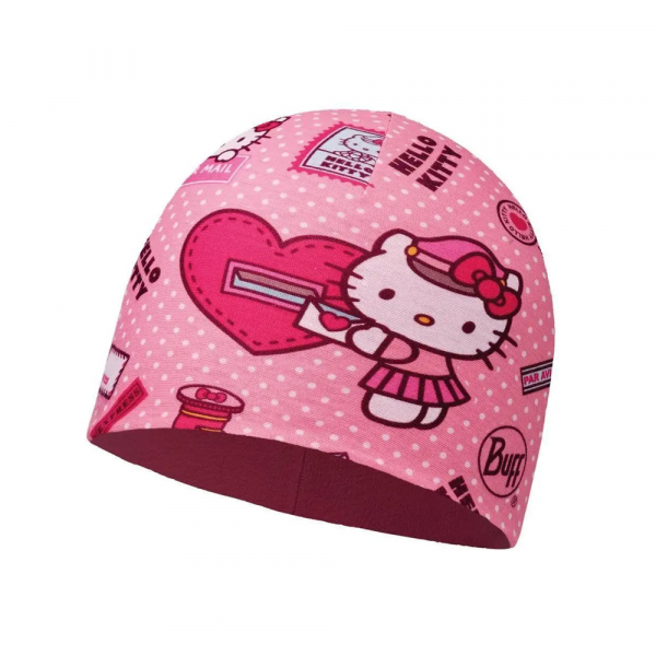 HELLO KITTY MICROFIBER & POLAR HAT mailing rosé (HELLO KITTY MICROFIBER & POLAR HAT mailing rosé) - фото-1