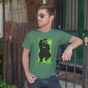 Футболка ЇDLO - бомбічний ведмідь, XL, Ч - фото