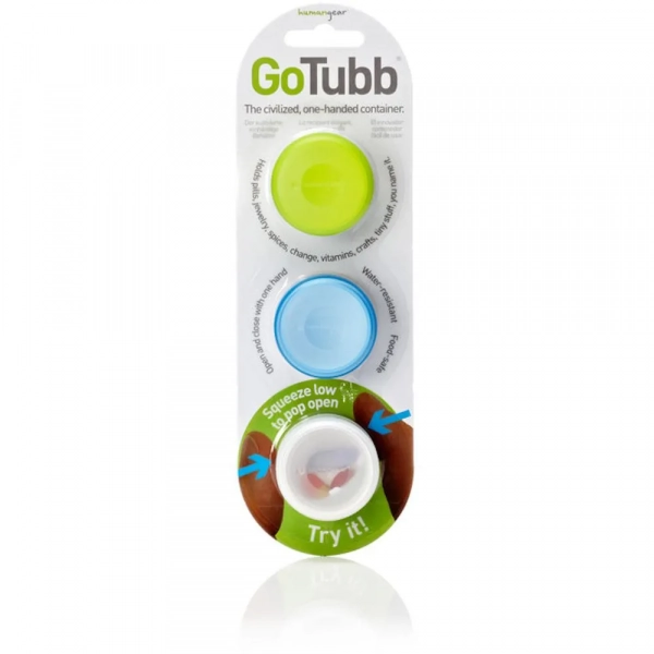 Набір контейнерів Humangear GoTubb 3-Pack Small - фото