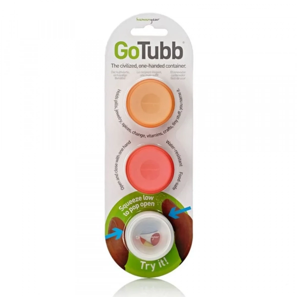 Набір контейнерів Humangear GoTubb 3-Pack Small - фото