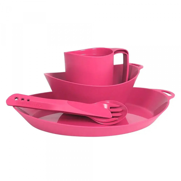 Lifeventure набір Ellipse Camping Tableware Set pink - фото