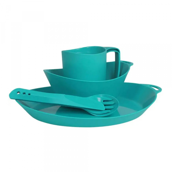 Lifeventure набір Ellipse Camping Tableware Set teal - фото