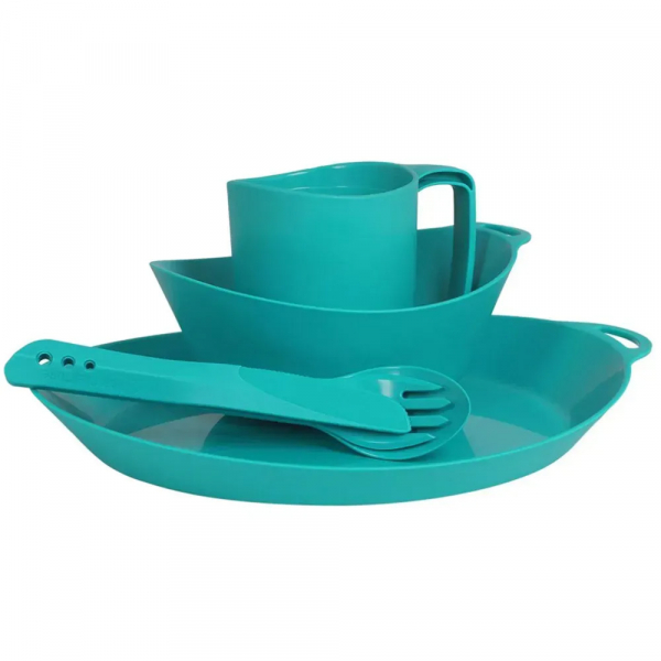 Lifeventure набір Ellipse Camping Tableware Set teal - фото-1