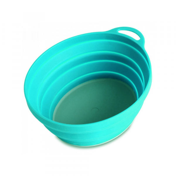 Lifeventure тарілка Silicone Ellipse Bowl teal - фото