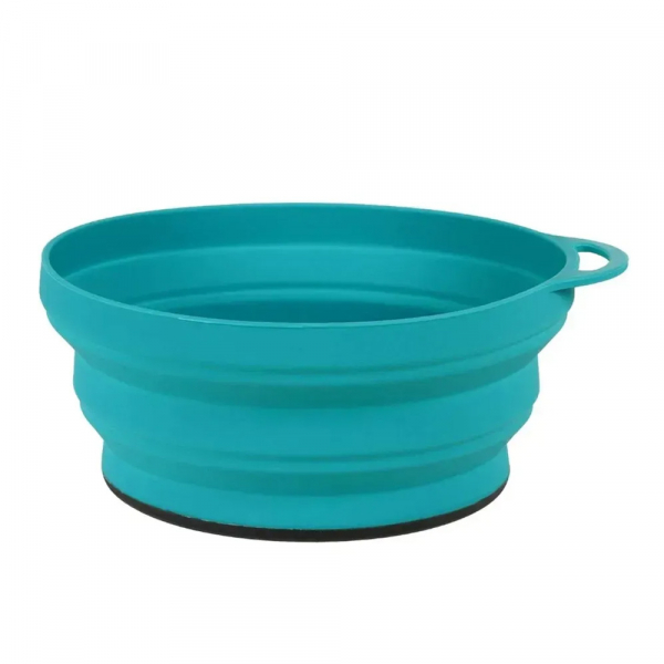 Lifeventure тарілка Silicone Ellipse Bowl teal - фото-1