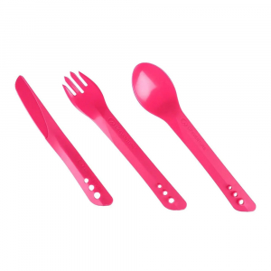 Lifeventure виделка, ложка, ніж Ellipse Cutlery pink - фото