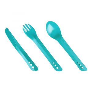 Lifeventure виделка, ложка, ніж Ellipse Cutlery teal - фото