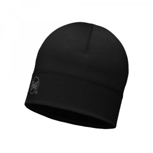LIGHTWEIGHT MERINO WOOL HAT solid black (LIGHTWEIGHT MERINO WOOL HAT solid black) - фото
