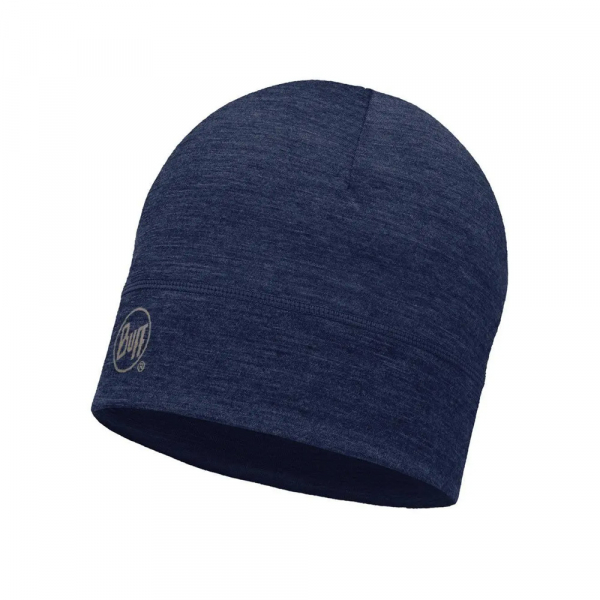 LIGHTWEIGHT MERINO WOOL HAT solid denim (LIGHTWEIGHT MERINO WOOL HAT solid denim) - фото-1