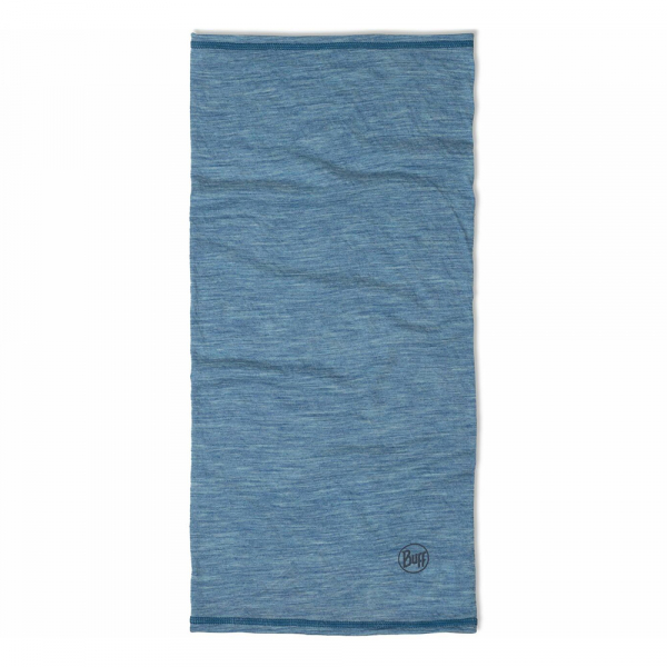 Пов'язка на шию Buff LIGHTWEIGHT MERINO WOOL SOLID lake blue - фото