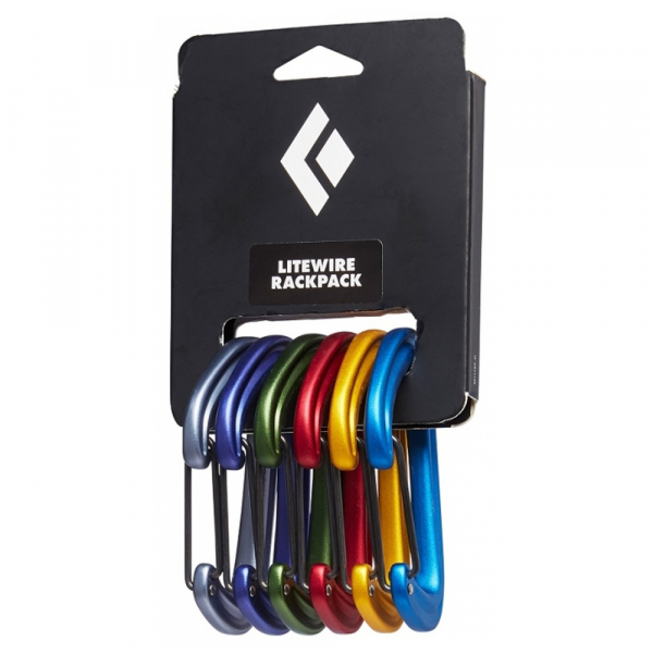 Набір карабінів Black Diamond LiteWire Rackpack - фото