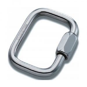 Maillon анодований прямокутник 4.0 мм - фото