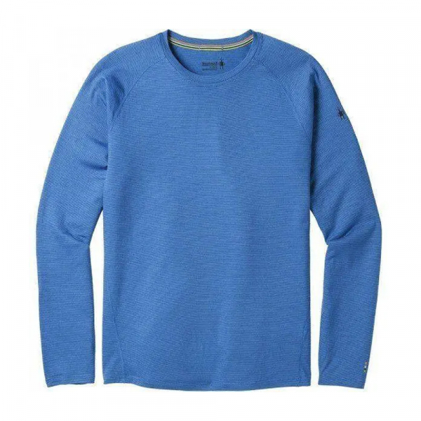 Футболка з довг. рукавом Men's Merino 150 Baselayer Pattern Long Sleeve Bright Cobalt - фото-1