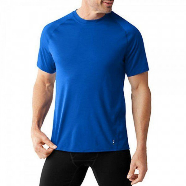 Футболка чоловіча Men's Merino 150 Baselayer Short Sleeve Bright Blue - фото-1
