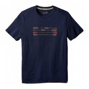 Футболка чоловіча Men's Merino 150 Paddles and Oars Tee Deep Navy - фото