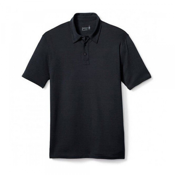 Футболка чоловіча Men's Merino 150 Pattern Polo Charcoal - фото-1
