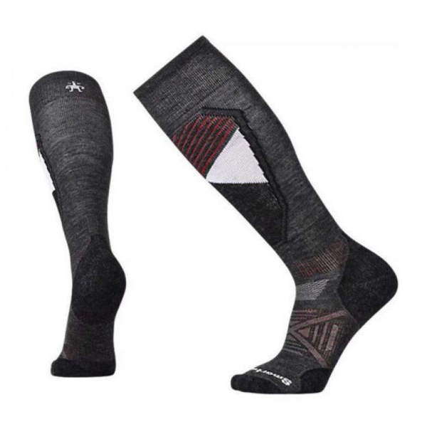 Шкарпетки чоловічі Men's PhD Ski Light Pattern Black - фото-1