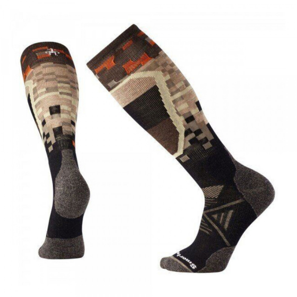 Шкарпетки чоловічі Men's PhD Ski Medium Pattern Alpine Green - фото-1