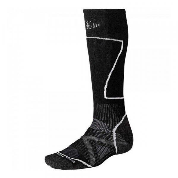 Шкарпетки чоловічі Men's PhD Ski Medium Black - фото-1