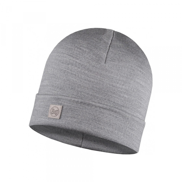 Merino Heavyweight Beaney Solid Light Grey шапка (Merino Heavyweight Beaney Solid Light Grey шапка) - фото-1