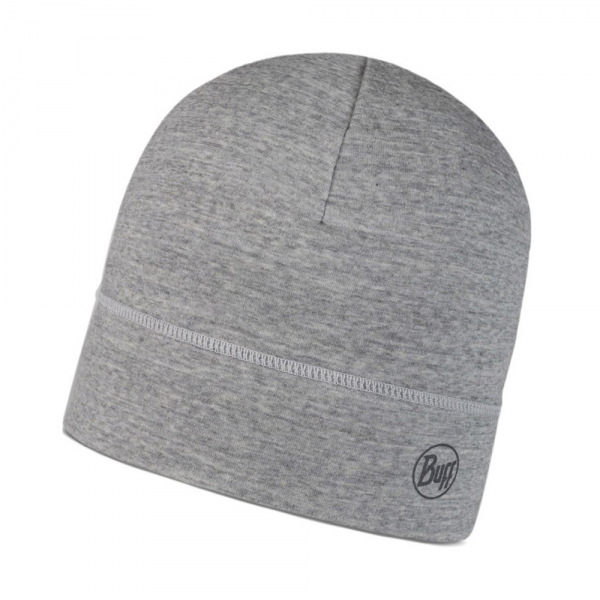 Merino Lightyweight Beaney Solid-Light Grey шапка - фото-1