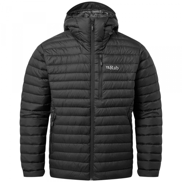 Куртка чоловіча Rab Microlight Alpine Jacket, Black/Graphene, XXL - фото-1