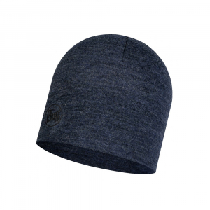 MIDWEIGHT MERINO WOOL HAT night blue melange (MIDWEIGHT MERINO WOOL HAT night blue melange) - фото